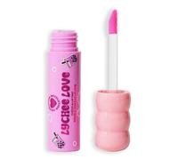 I Heart Revoluion Bubble Tea Milky, Tinta para labios y rubor tinte facial hidratante todo en uno infusionado con té verde matcha, Lychee Amor Rosa