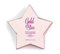 I HEART REVOLUTION ILUMINADOR TRIPLE BAKED STAR OF THE SNOW GOLD STAR