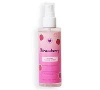 I Heart Revolution Strawberry Glow Fixing Spray, Spray Fijador Iluminador con Brillo, Vegano y Libre de Crueldad, 100ml