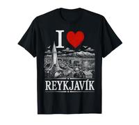 I Heart Reykjavik I Love Reykjavik Souvenir Camiseta