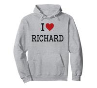 I Heart Richard - I Love Richard - Regalo Divertido para Richard Sudadera con Capucha