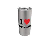 I Heart Rovereto Italia Love Italian Souvenir Artículo Vaso térmico de acero inoxidable de doble pared