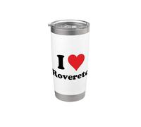 I Heart Rovereto Italia Love Italian Souvenir Artículo Vaso térmico de acero inoxidable de doble pared
