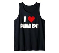 I Heart Rumali Roti para Amante de la Comida Amo Rumali Roti Camiseta sin Mangas