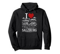 I Heart Salzburg I Love Salzburg Souvenir Sudadera con Capucha