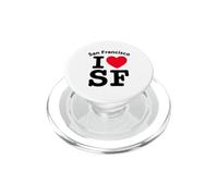 I Heart San Francisco, Cool I Love SF California Graphic PopSockets PopGrip para MagSafe