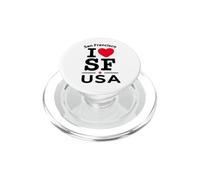 I Heart San Francisco, San Francisco USA Californ Graphic PopSockets PopGrip para MagSafe