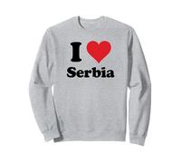 I Heart Serbia Love Country Souvenir Themed Stuff Sudadera