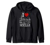 I Heart Seville I Love Seville Souvenir Sudadera con Capucha