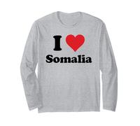 I Heart Somalia Love Country Souvenir Themed Stuff Manga Larga