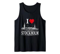 I Heart Stockholm I Love Stockholm Souvenir Camiseta sin Mangas