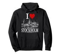 I Heart Stockholm I Love Stockholm Souvenir Sudadera con Capucha