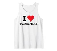 I Heart Switzerland Love Country Souvenir Themed Stuff Camiseta sin Mangas
