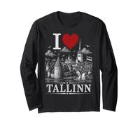 I Heart Tallinn I Love Tallinn Souvenir Manga Larga