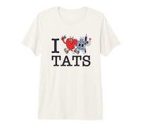 I Heart Tats - I Love Tattoos - Tattoo Lovers Camiseta Premium