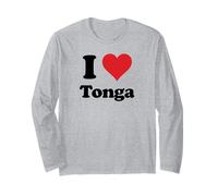 I Heart Tonga Love Country Souvenir Themed Stuff Manga Larga