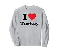 I Heart Turkey Love Country Souvenir Themed Stuff Sudadera