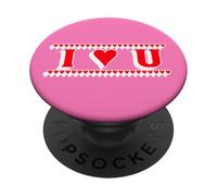 I Heart u | I Love You Hearts I Love U Loving PopSockets PopGrip Adhesivo