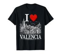 I Heart Valencia I Love Valencia Souvenir Camiseta