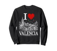 I Heart Valencia I Love Valencia Souvenir Sudadera