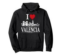 I Heart Valencia I Love Valencia Souvenir Sudadera con Capucha