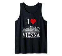 I Heart Vienna I Love Vienna Souvenir Camiseta sin Mangas
