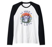 I Hike A lotl Camiseta Manga Raglan