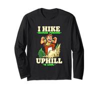 I HIKE BECAUSE PUNCHING UPHILL IS LEGAL Manga Larga