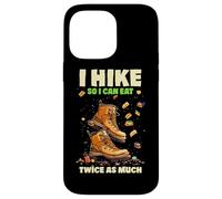 I HIKE SO I CAN EAT TWICE AS MUCH Carcasa para iPhone 14 Pro Max