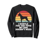 I Hustle For The Toys Boxer Dog, lindo amante de los cachorros, dueño de cachorros Sudadera
