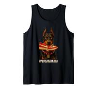 I Hustle For The Toys Doberman, amante de los perros, propietario de un cachorro Camiseta sin Mangas