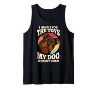 I Hustle For The Toys Rottweiler, amante de los perros, propietario de un cachorro Camiseta sin Mangas