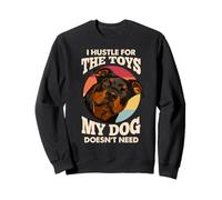 I Hustle For The Toys Rottweiler, amante de los perros, propietario de un cachorro Sudadera