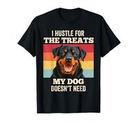 I Hustle For The Treats Rottweiler, amante de los perros, propietario de un cachorro Camiseta