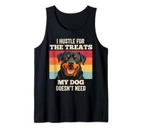 I Hustle For The Treats Rottweiler, amante de los perros, propietario de un cachorro Camiseta sin Mangas