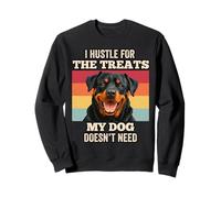 I Hustle For The Treats Rottweiler, amante de los perros, propietario de un cachorro Sudadera