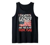I Identify As An American Patriot This Is My Pride Flag Camiseta sin Mangas