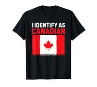 I Identify As Canadian Flag Camiseta