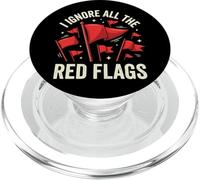 I Ignore All The Red Flags PopSockets PopGrip para MagSafe
