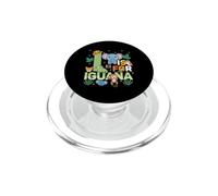 I Is For Iguana Zoológico Animales Zoo Viaje Jungle Zoo Día PopSockets PopGrip para MagSafe