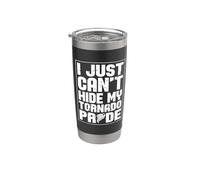 I Just Can't Hide My Loves Weather Storm Chasing Tornados Vaso térmico de acero inoxidable de doble pared