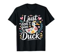 I Just Don't Give A Duck Sarcastic Animal Puns - Camiseta