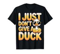 I Just Don't Give A Duck Sarcastic Animal Puns |- Camiseta