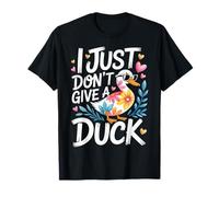 I Just Don't Give A Duck Sarcastic Animal Puns - Camiseta