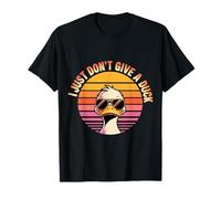 I Just Don't Give A Duck Sarcastic Animal Puns |- Camiseta