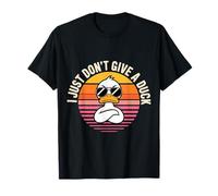 I Just Don't Give A Duck Sarcastic Animal Puns |- Camiseta