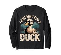 I Just Don't Give A Duck Sarcastic Animal Puns - Manga Larga