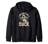 I Just Don't Give A Duck Sarcastic Animal Puns - Sudadera con Capucha