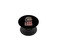 I Just Freaking Love Clarinete Bohemio Rainbow Trendy Boho PopSockets PopGrip Adhesivo