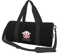 I Just Freaking Love Cows, Ok Bolsa de Viaje para Equipaje, Bolsa de Lona Plegable para Deportes, Color Negro